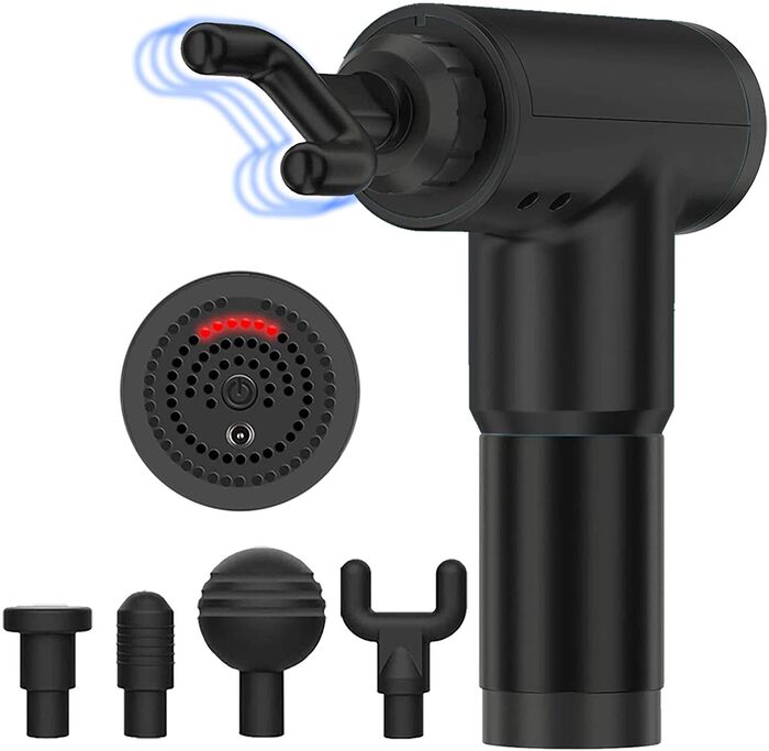 Pistola de Massagem Fascial 320 Preto Clinks