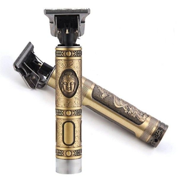 Máquina Barbear e Cabelo Vintage Titanium Dourado