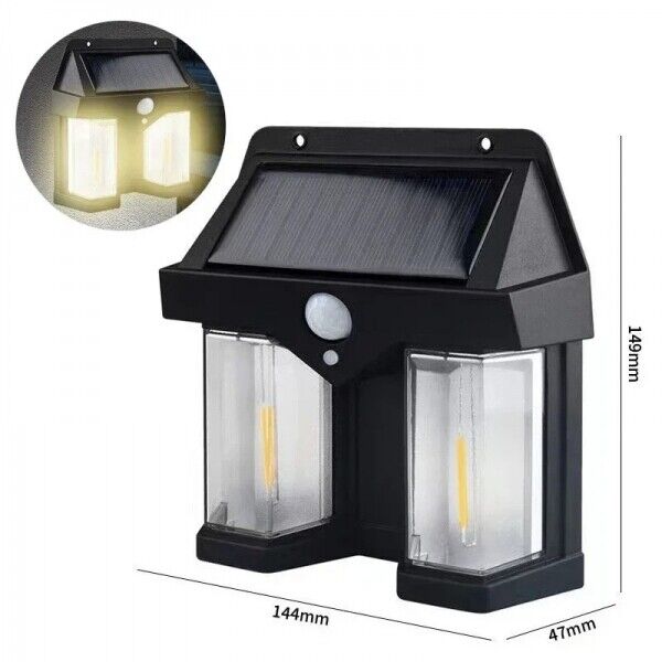 Luz Solar de Parede com Sensor de Movimento BK-618-2
