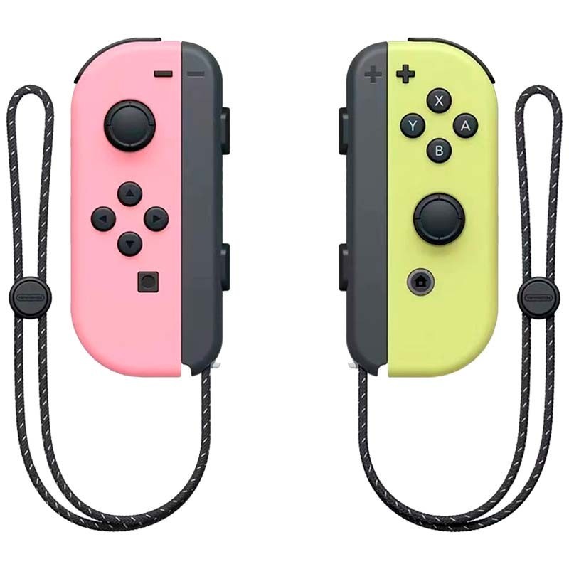 Comando Joy-Con Set Esquerda/Direita Nintendo Switch Compatível Rosa Amarelo 0
