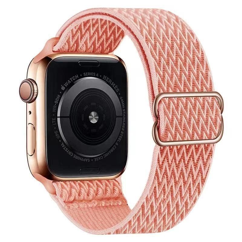 Bracelete Nylon Trançada Apple Watch 38/40mm Rosa