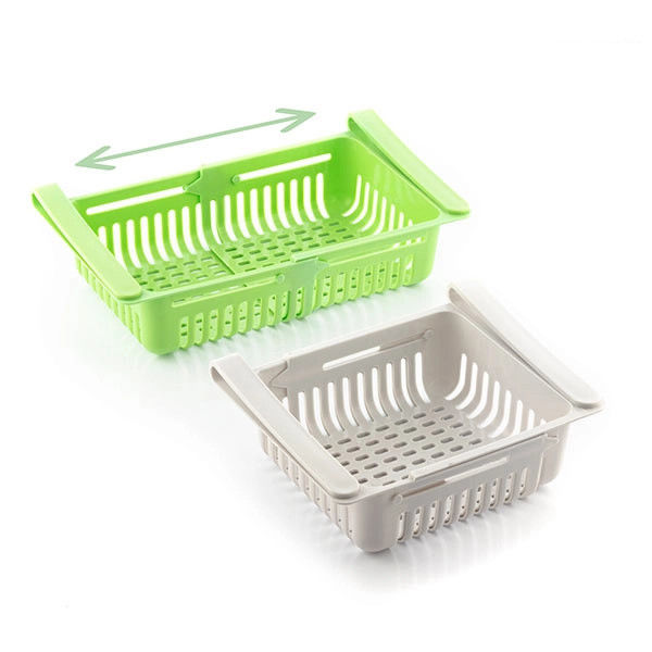 Gavetas Organizadoras de Frigorífico Ajustáveis - Pack de 2