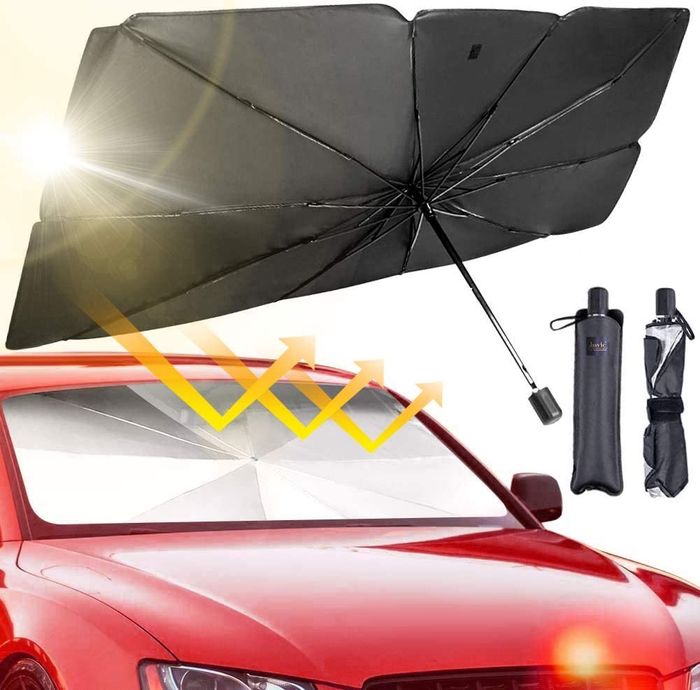 Para Sol para Carro - Formato Guarda Chuva