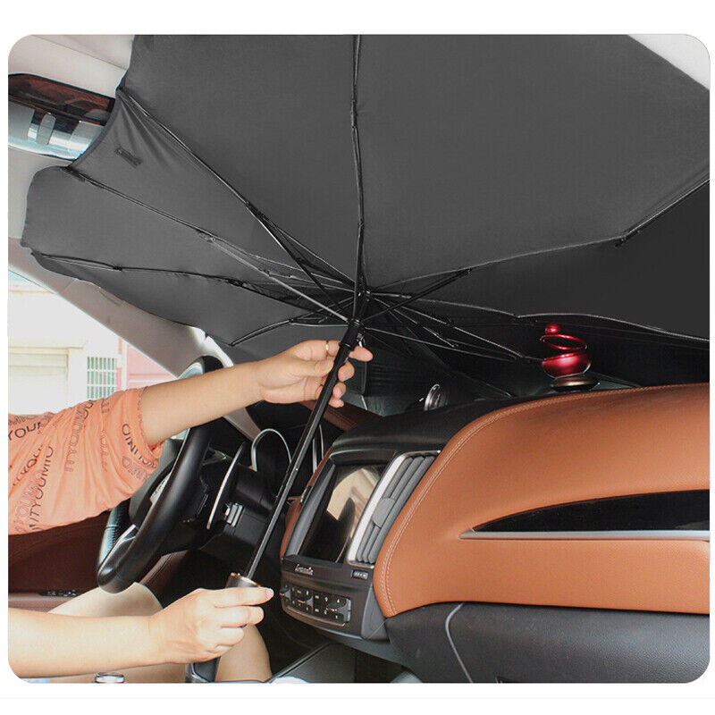 Para Sol para Carro - Formato Guarda Chuva