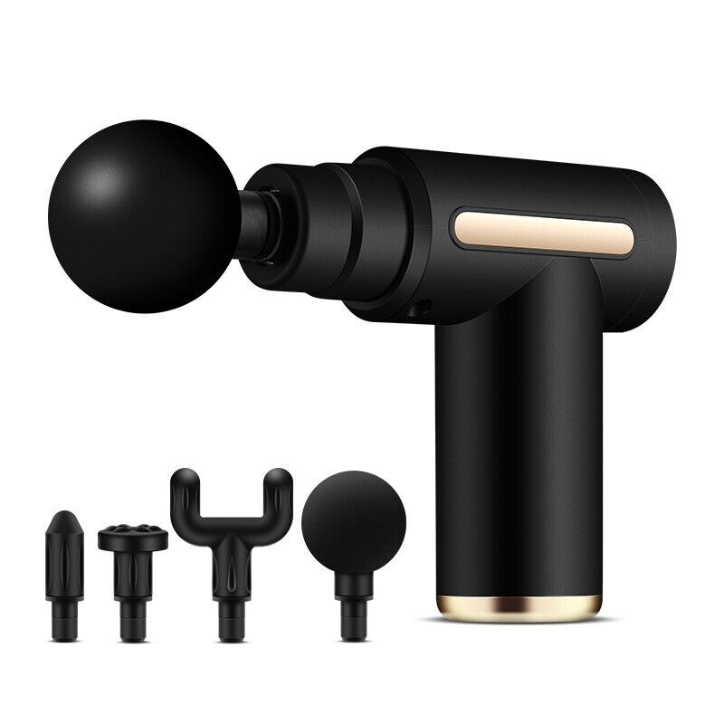 Mini Pistola de Massagem Fascial Preto