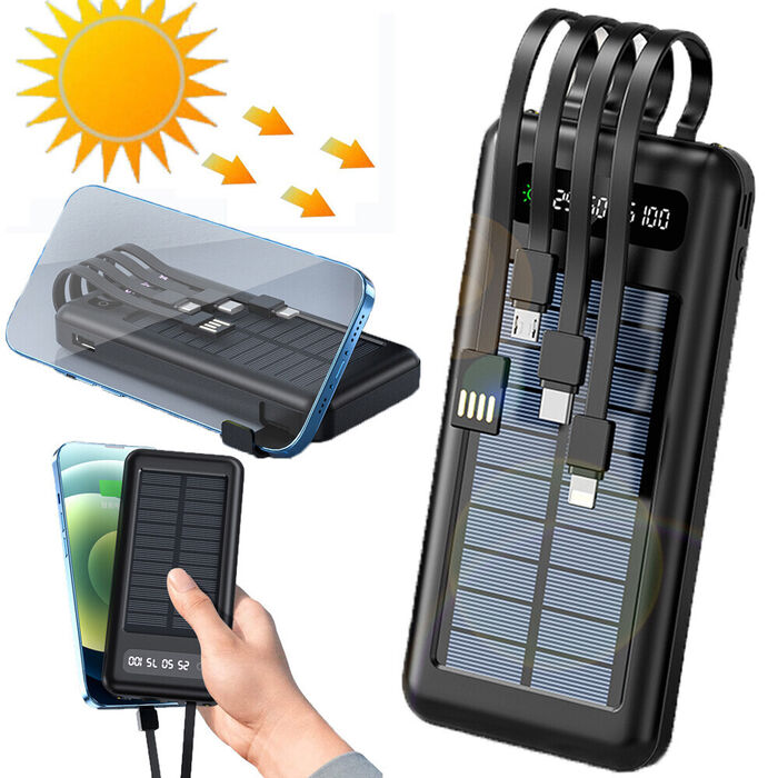 Powerbank Solar 4 em 1 10000mAh 