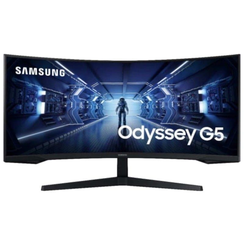 Samsung Odyssey G5 LC34G55TWWP 34 VA UWQHD 1ms 165Hz Ultrapanorâmico Curvo Preto - Monitor gaming