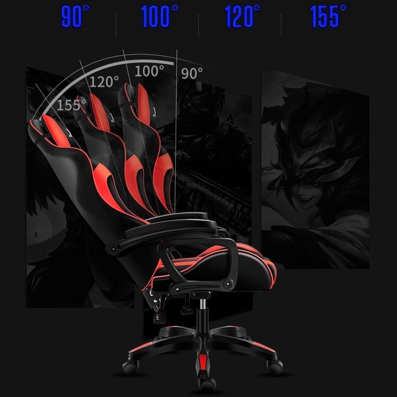 Cadeira Gaming PowerGaming com Coluna Bluetooth e Massagem Vermelho