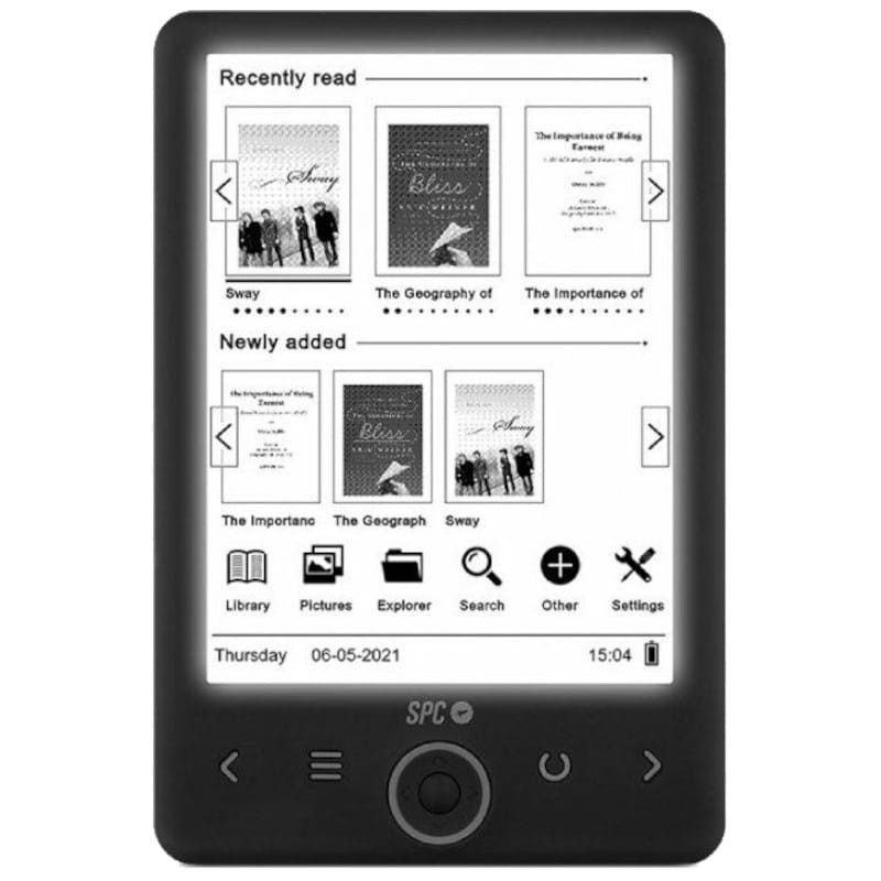 Comprar SPC Dickens Light 2 eReader 8GB com Luz frontal Regulável