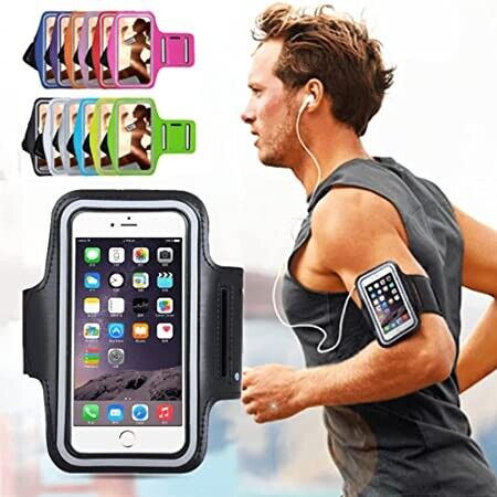 Suporte de Braço para Smartphone 5.8" Max Preto