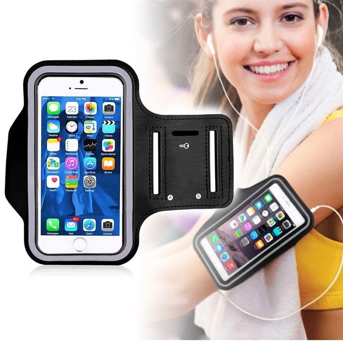 Suporte de Braço para Smartphone 5.8" Max Preto