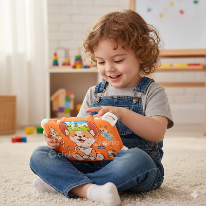 Tablet Infantil Cãozinho 7' Rosa
