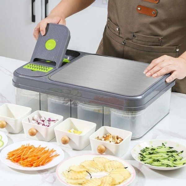 Tábua de Corte de Alimentos com Arrumação