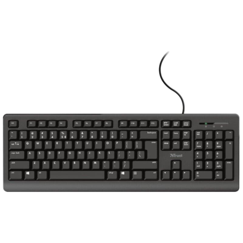 Teclado de Membrana Português Trust Primo USB