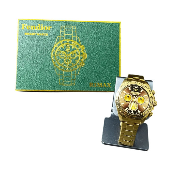 Smartwatch Elegante R1Max Fendior Dourado