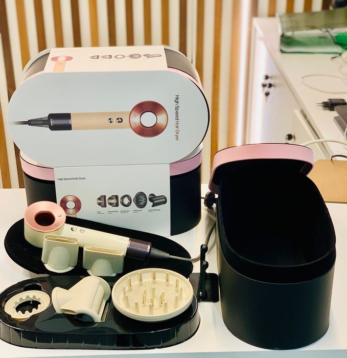 Secador de Cabelo High Speed Profissional com 5 Acessórios de Styling