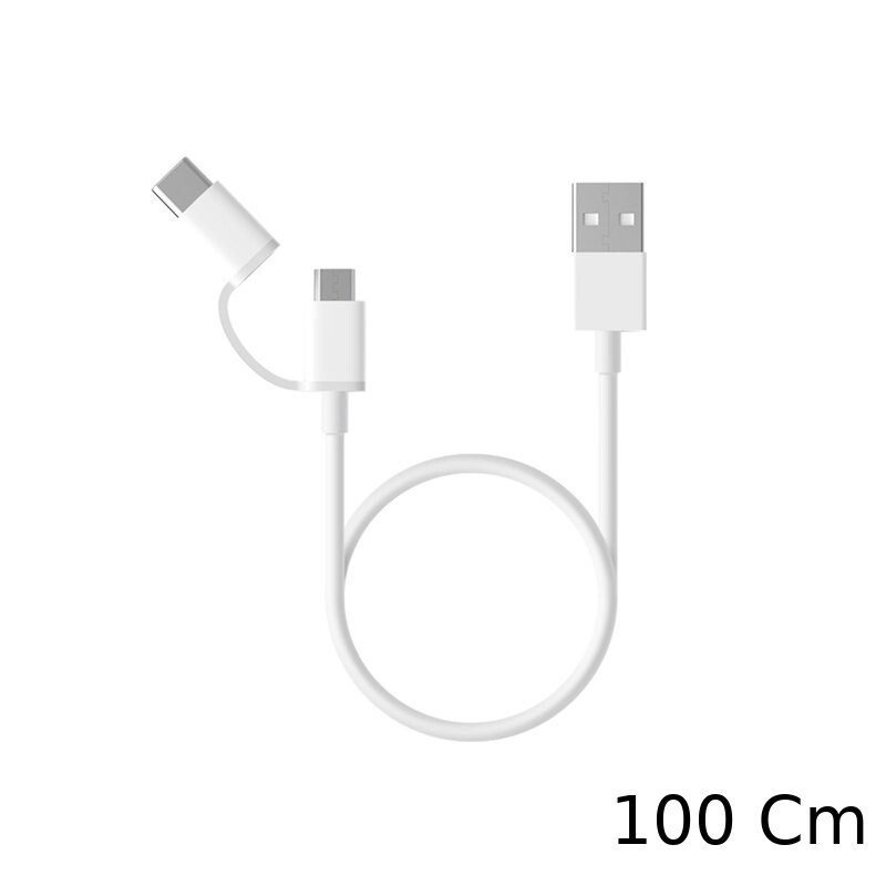 Xiaomi Mi Cable USB a USB Tipo C/Micro USB 100cm 0