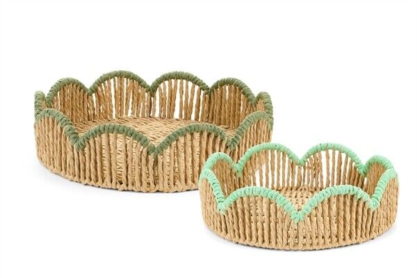 CONJ.2 CESTINHOS 30X8cm 25X7cm