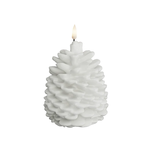Pine cone candle 13cm