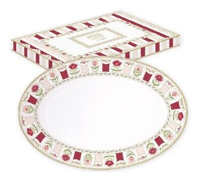 Travessa porc. oval 35x23,5cm FLOWERY