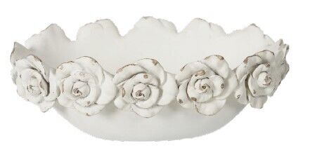 OVAL BOWL FLOR 20X12X8cm