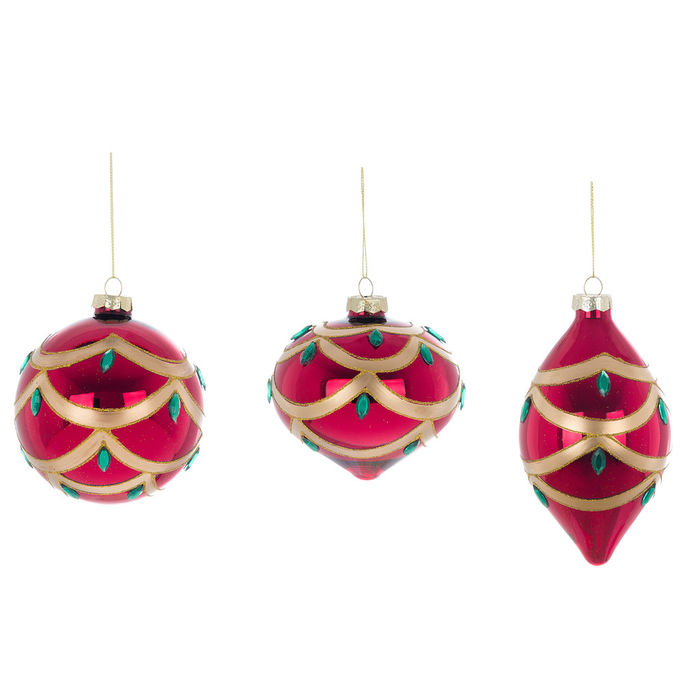 Bola Natal  10cm (924)