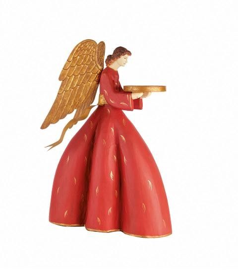 ANJO DA PAZ VERMELHO ALTO 46cm 1XM1021
