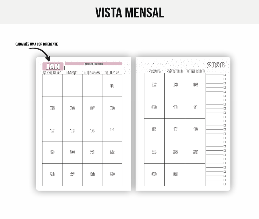 Seitruly Cuaderno Planificador De Papel Extragrueso De Doble Cara Para Planes Semanales Completos Y Listas Cartulina Rosa