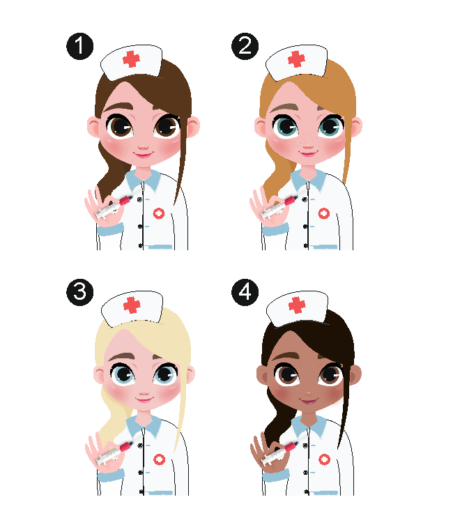 1 Desenho Enfermeira PNG Imagem com Uniforme Rosa - Páginal Inicial