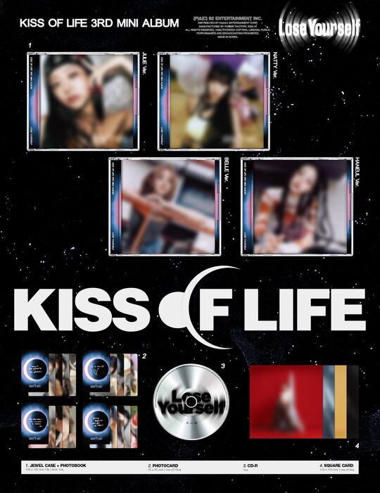 KISS OF LIFE 3RD MINI ALBUM LOSE YOURSELF JEWEL VER