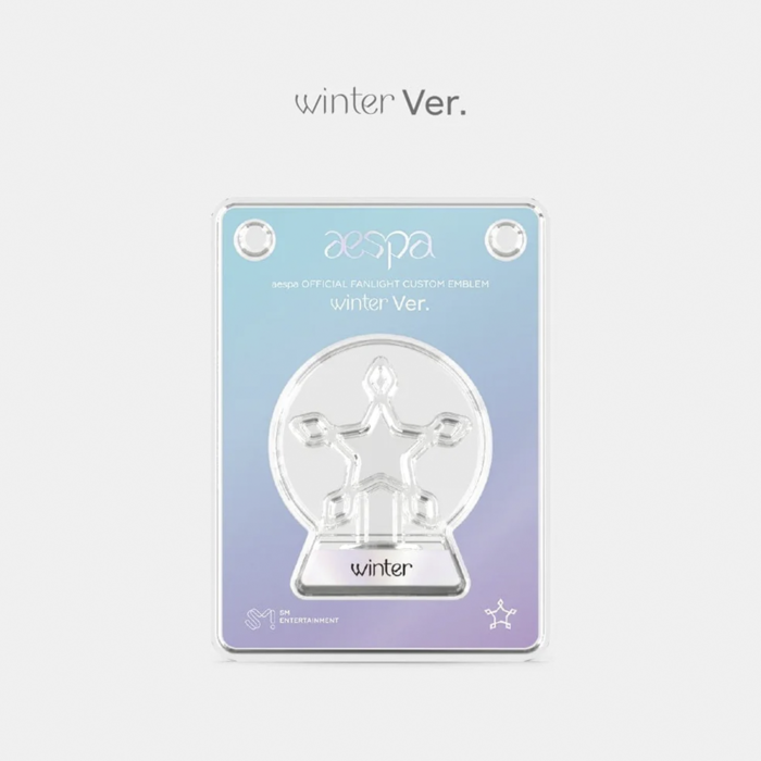 AESPA FANLIGHT CUSTOM EMBLEM WINTER VER