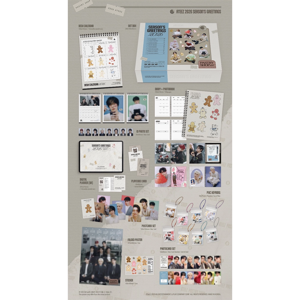 ATEEZ - 2026 SEASON'S GREETINGS (PASTRY SHOP) 1