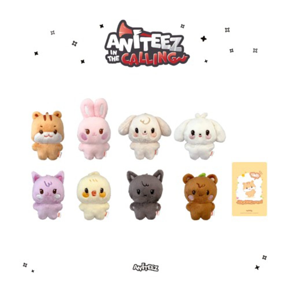ateez aniteez ぬいぐるみ complete Kpop ATEEZ X ANITEEZ Plush Keyring 10cm Stuffed Doll Toys