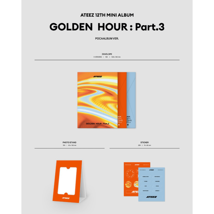 ATEEZ - GOLDEN HOUR: PART.3 (POCA ALBUM VER)