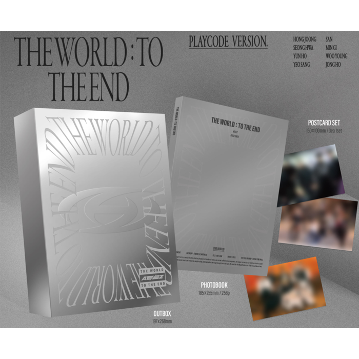 ATEEZ  新品 THE WORLD:TO THE END  プレイコード ATEEZ - THE WORLD : TO THE END [PLAY CODE Ver.] - K PLACE