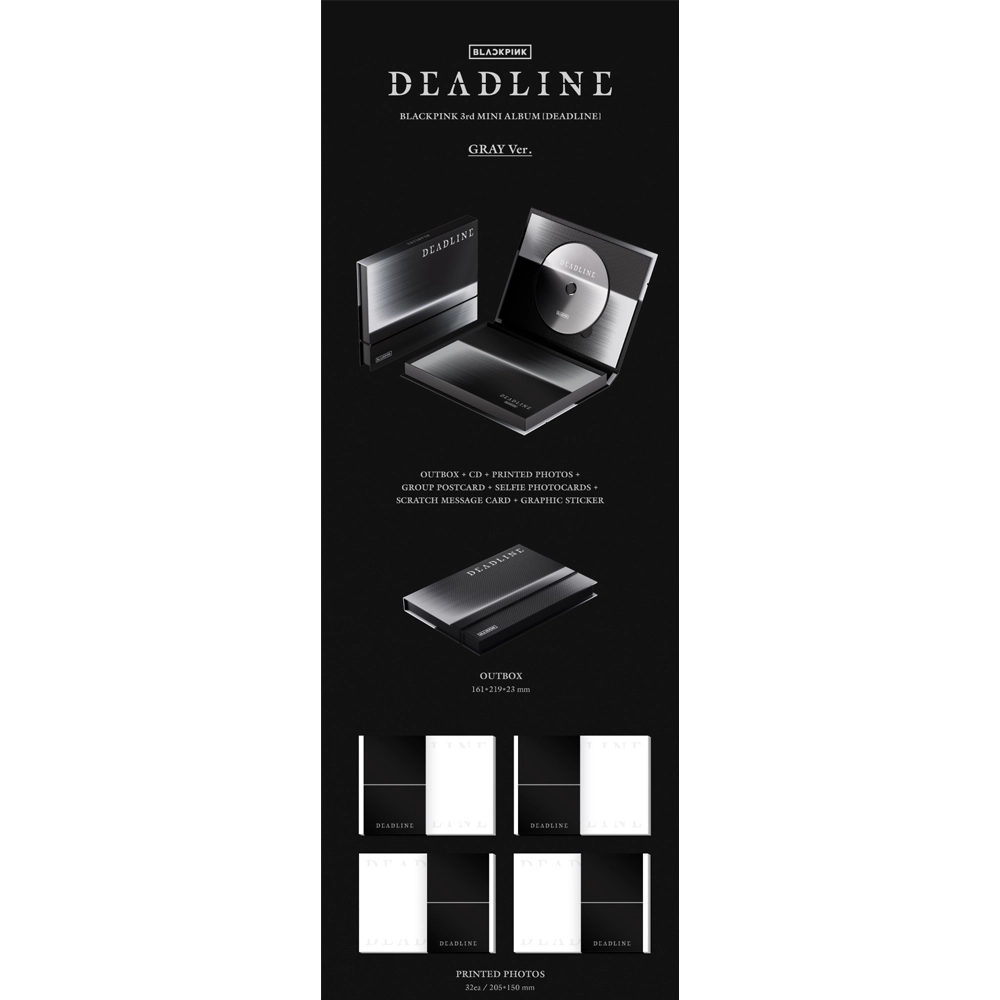 BLACKPINK - DEADLINE (GRAY VER)