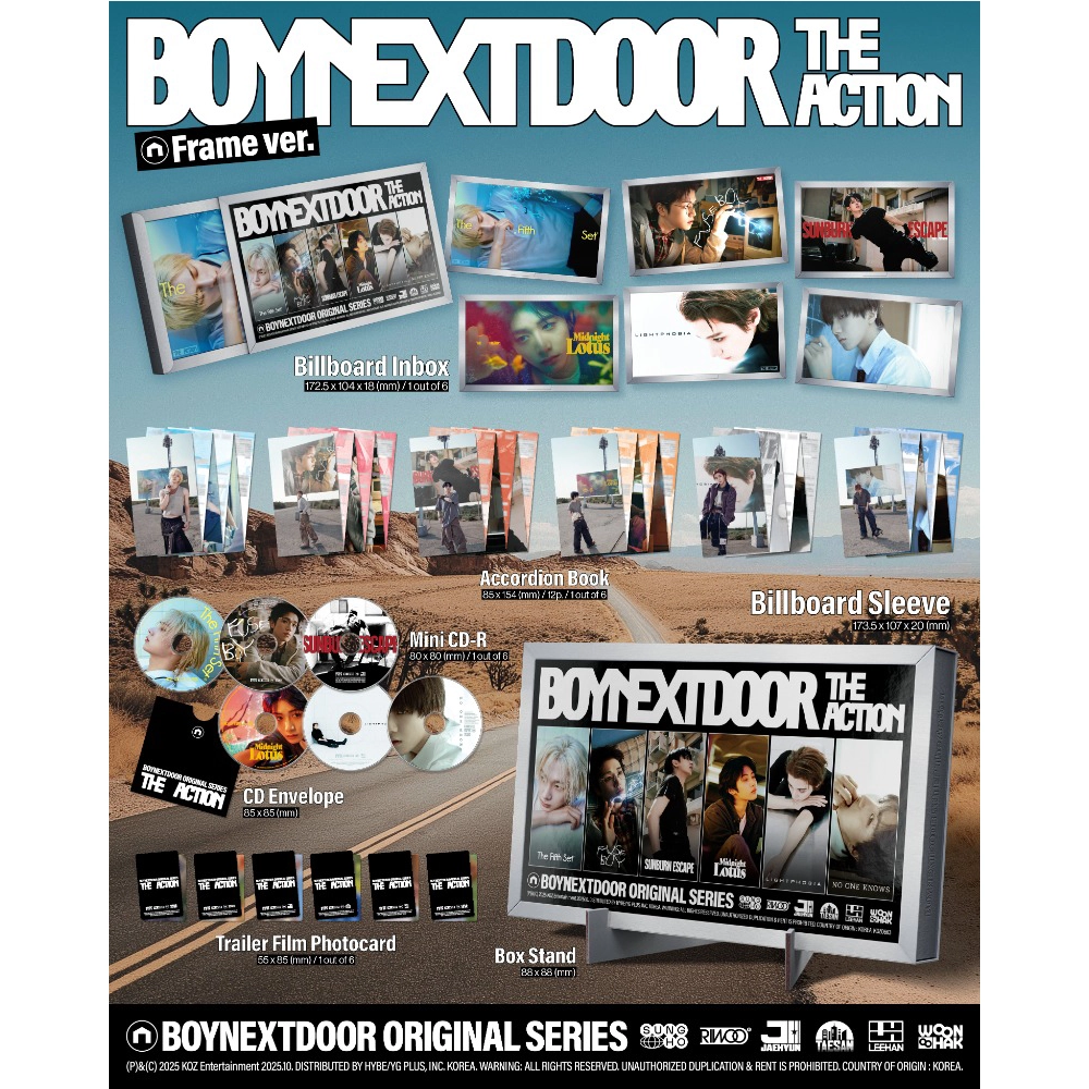 BOYNEXTDOOR - THE ACTION (FRAME VER)
