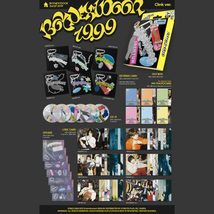 BOYNEXTDOOR - 19.99 (3RD EP) CLINK VER