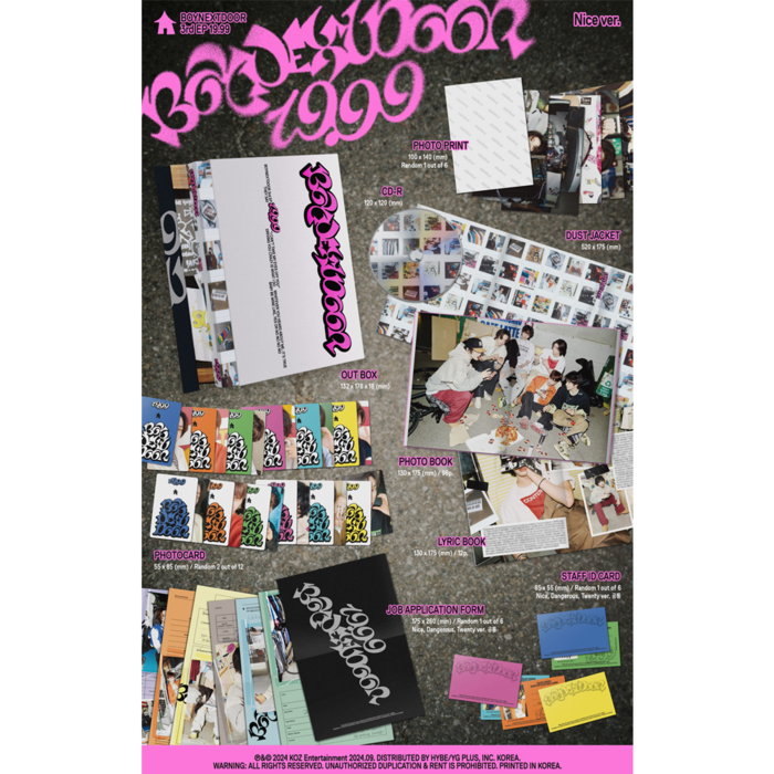 BOYNEXTDOOR 3RD ALBUM EP 1999