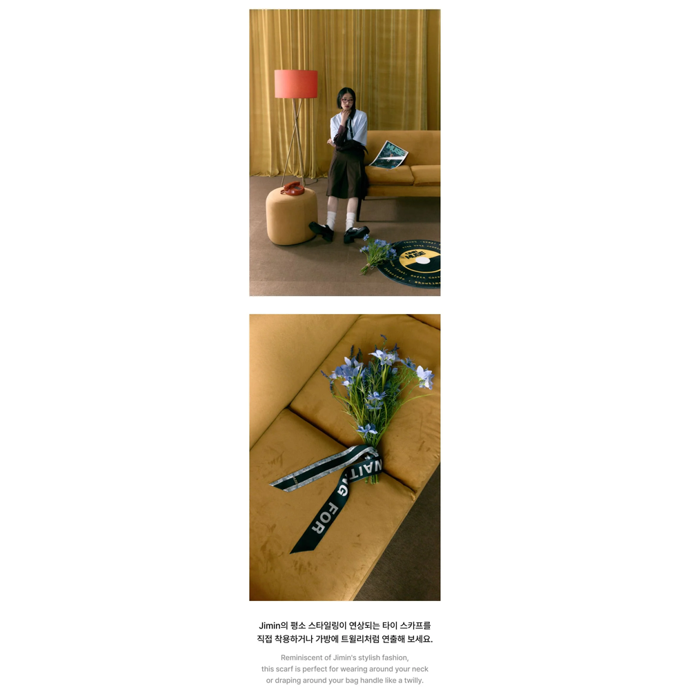 BTS JIMIN - MUSE OFFICIAL MERCH TIE SCARF