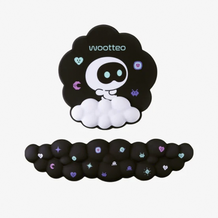 BTS JIN - HAPPY (Running Wild To Happiness) OFFICIAL WOOTTEO WRIST REST SET