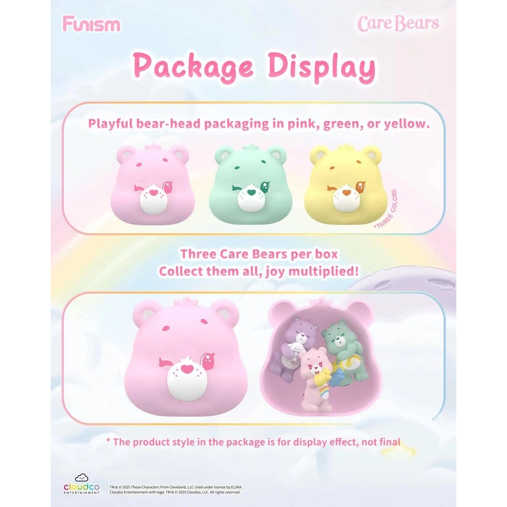 Care Bears Mini Figures Little Things Cubby Face Series (Blind Box)
