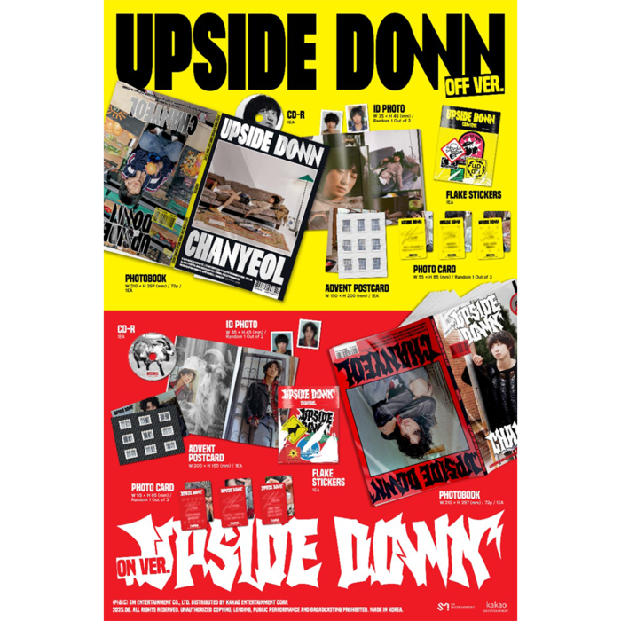 CHANYEOL (EXO) - UPSIDE DOWN (PHOTO BOOK VER)
