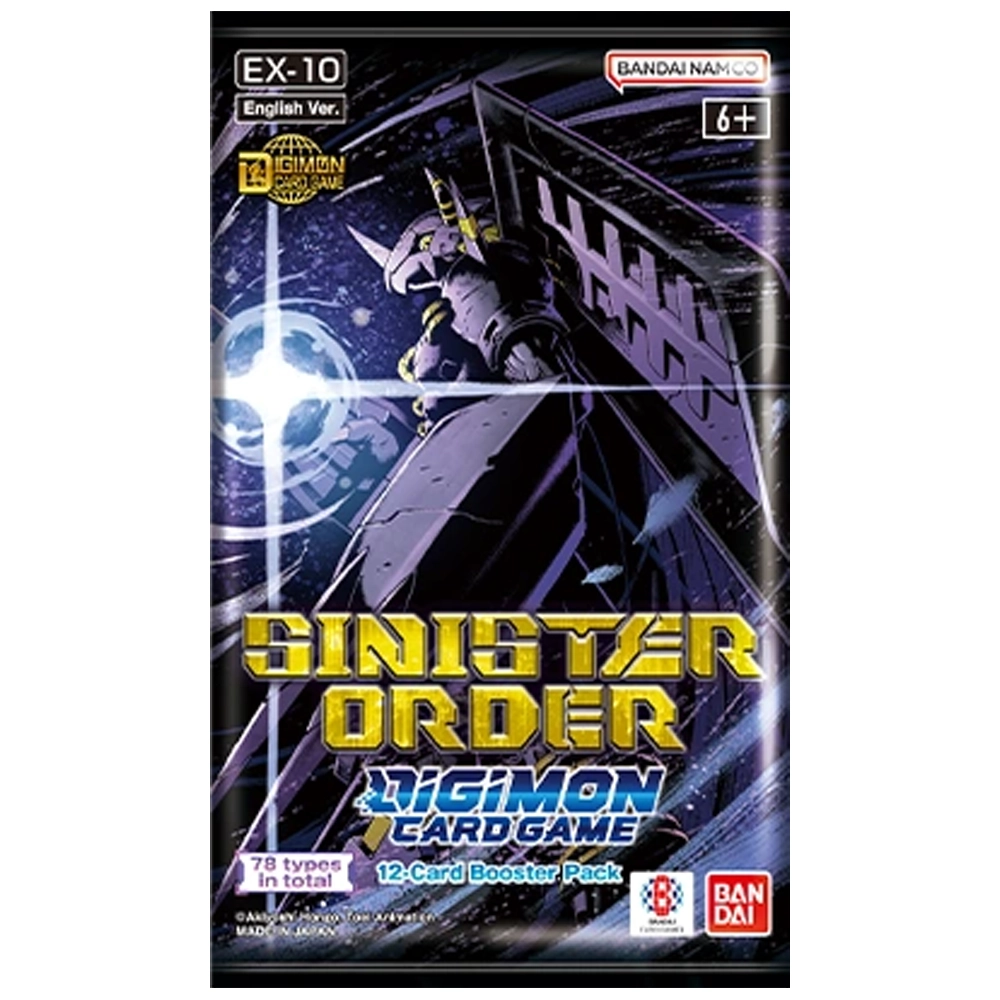 Digimon TCG - Sinister Order EX10 Extra Booster Digimon TCG - Sinister Order EX10 Extra Booster