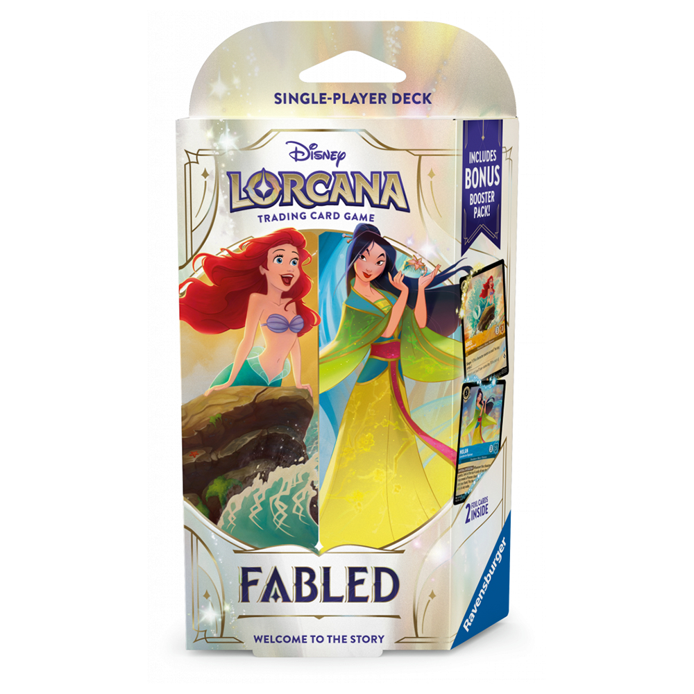 Disney Lorcana TCG - Fabled Starter Deck - Amber & Sapphire 0