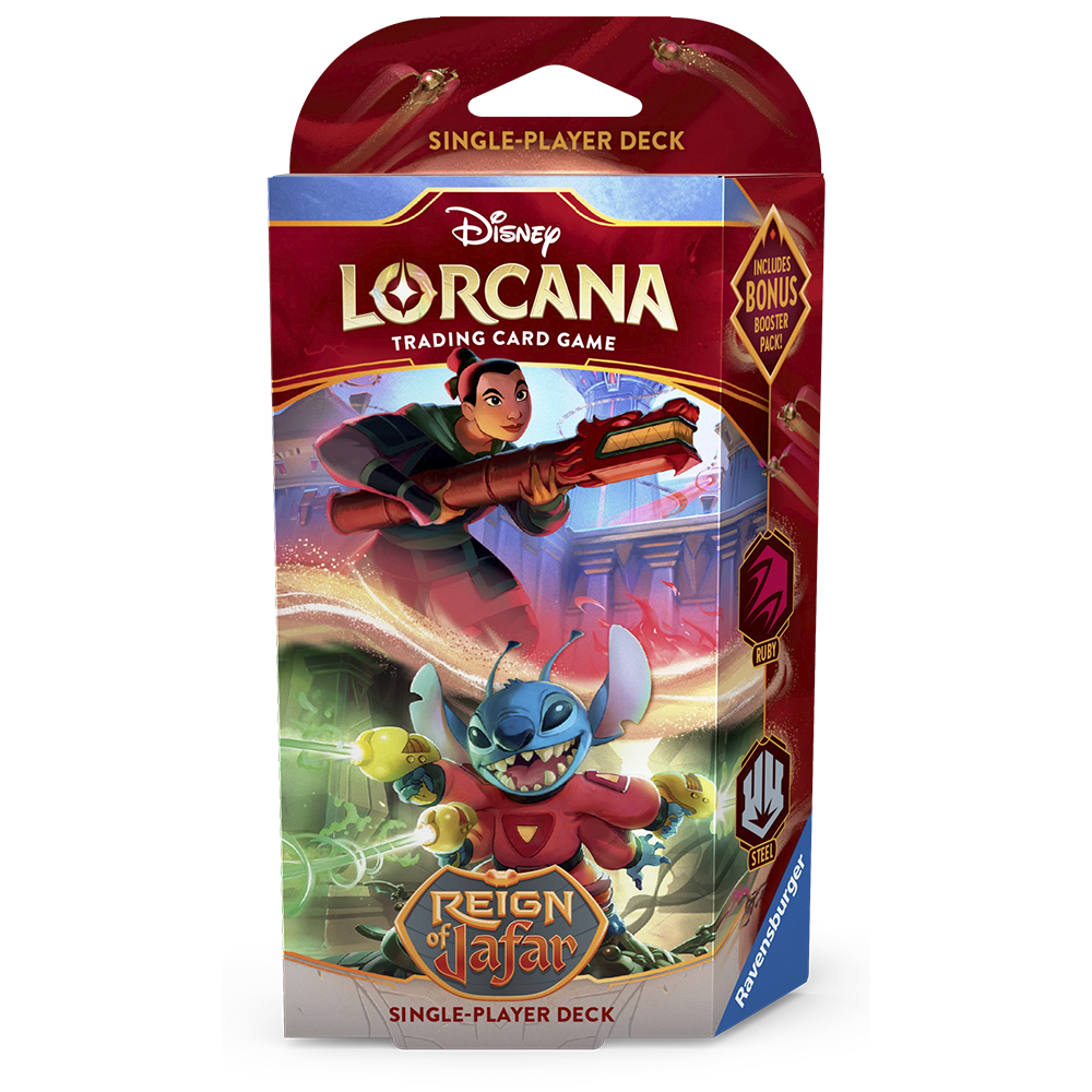 Disney Lorcana TCG - Reign of Jafar Starter Deck - Ruby & Steel