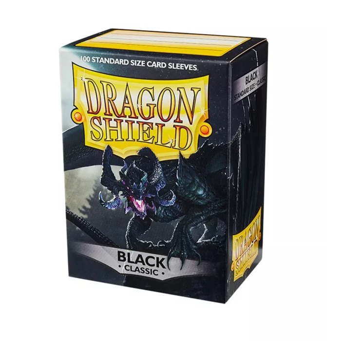 Dragon Shield Card Sleeves - Standard Size Classic (100) - Black