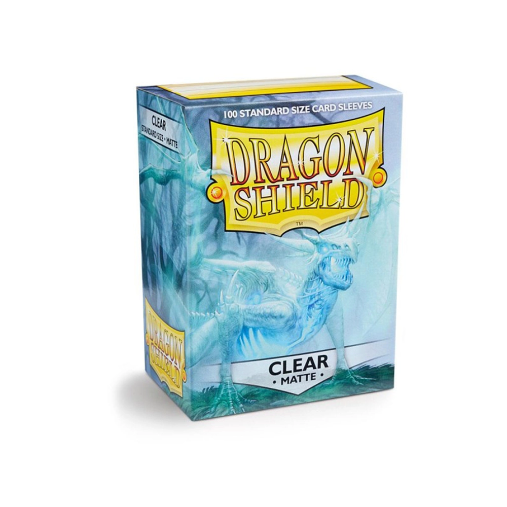 Dragon Shield Card Sleeves - Standard Size Matte (100) - Clear