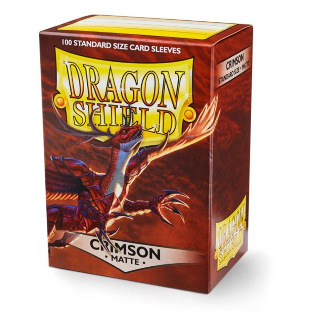 Dragon Shield Card Sleeves - Standard Size Matte (100) - Crimson