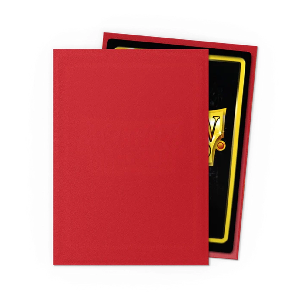 Dragon Shield Card Sleeves - Standard Size Matte (100) - Crimson